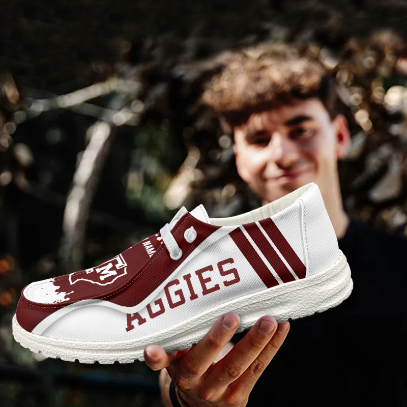 Texas A&M Aggies Lace Up Loafers Shoes 2026