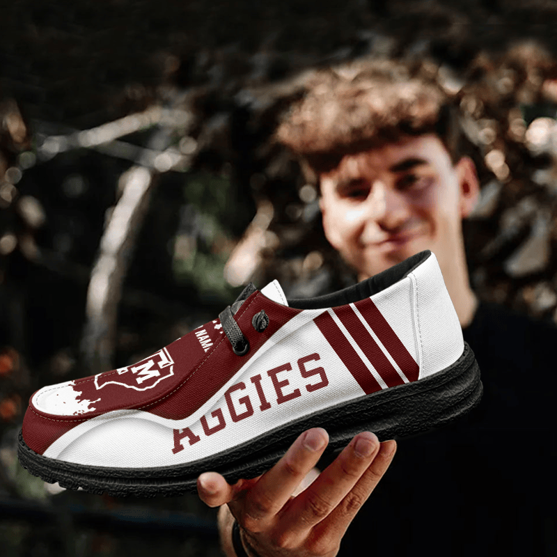Texas A&M Aggies Lace Up Loafers Shoes 2026