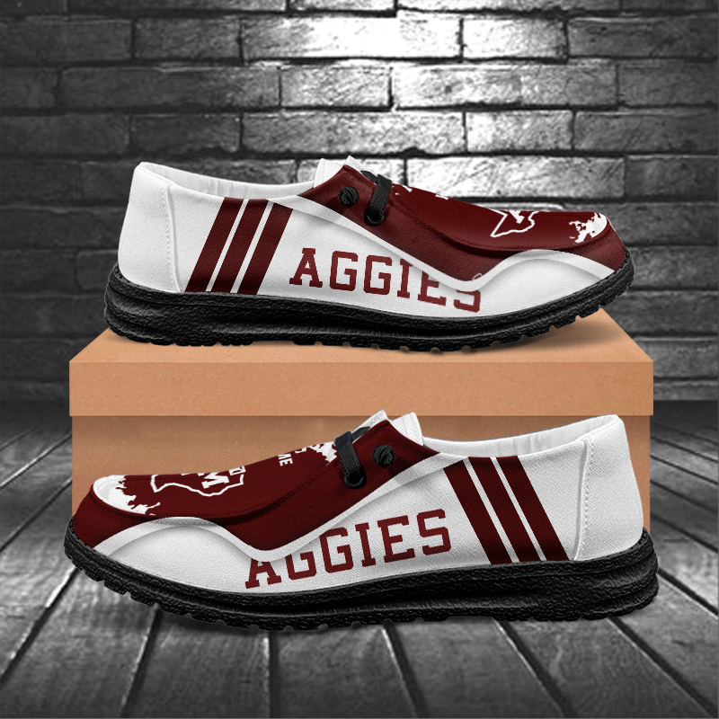 Texas A&M Aggies Lace Up Loafers Shoes 2026
