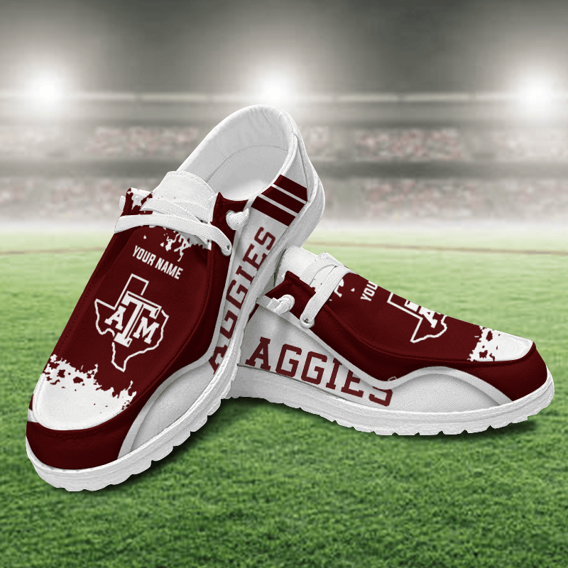 Texas A&M Aggies Lace Up Loafers Shoes 2026