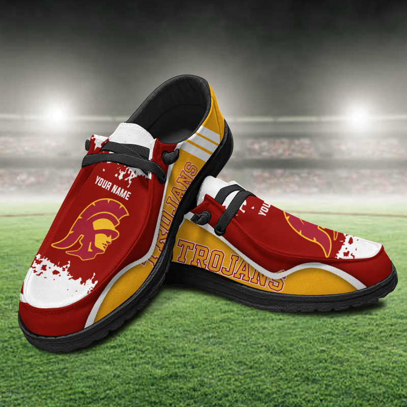 USC Trojans Lace Up Loafers Shoes 2026