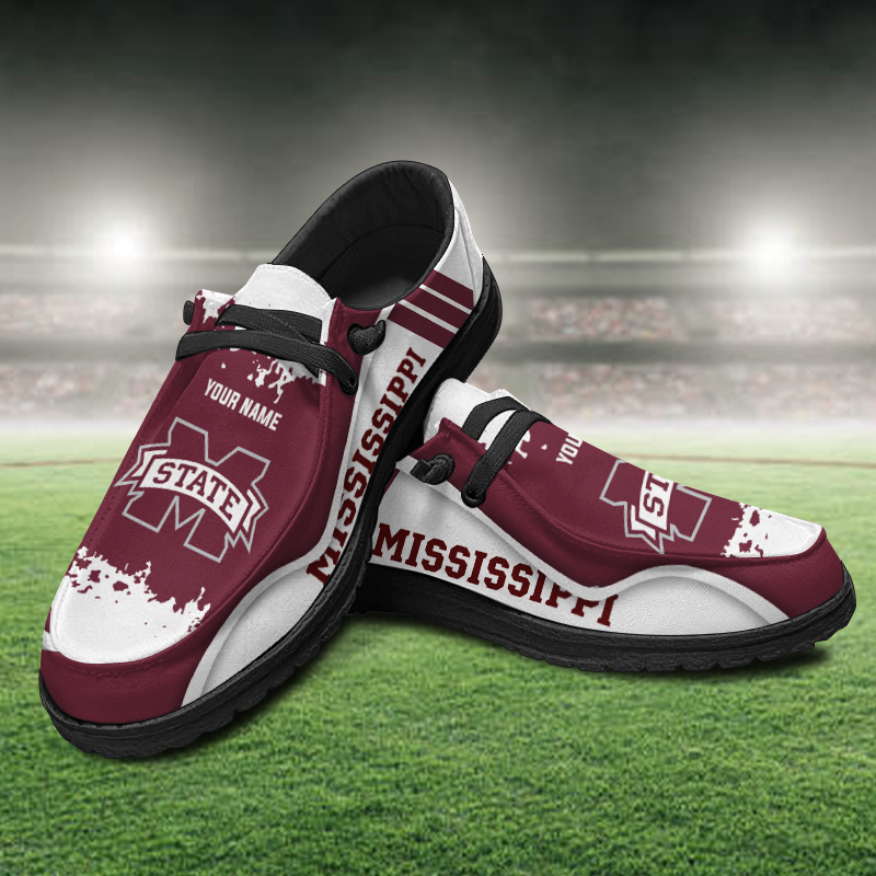 Mississippi State Bulldogs Lace Up Loafers Shoes 2026