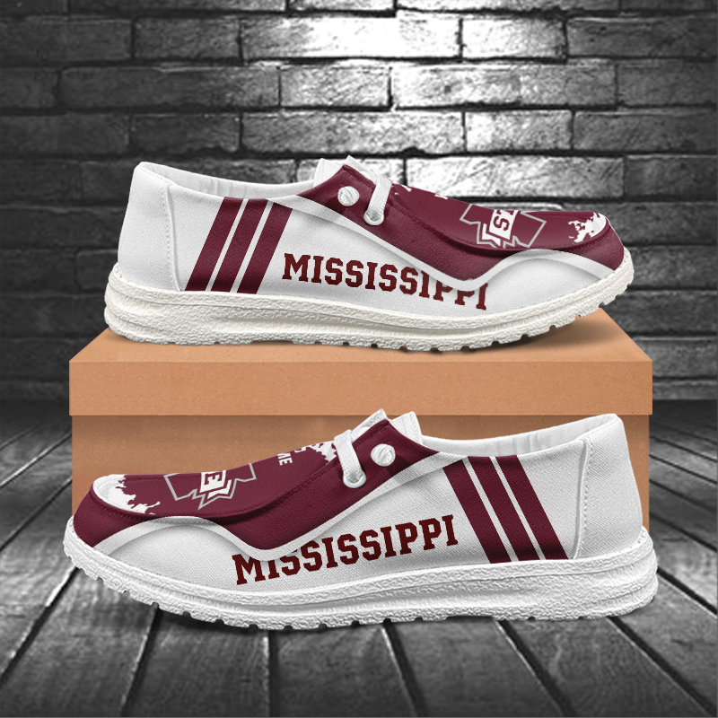 Mississippi State Bulldogs Lace Up Loafers Shoes 2026