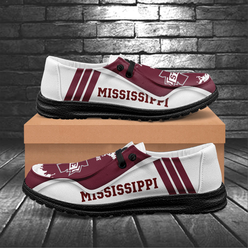 Mississippi State Bulldogs Lace Up Loafers Shoes 2026
