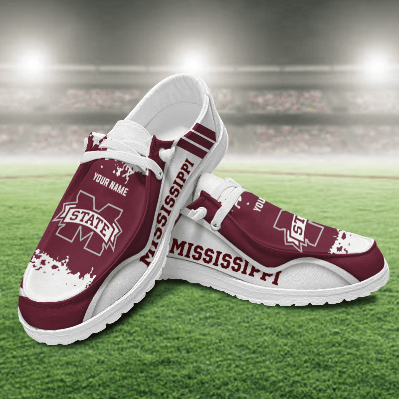 Mississippi State Bulldogs Lace Up Loafers Shoes 2026