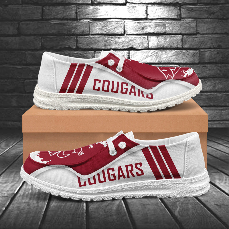 Washington State Cougars Lace Up Loafers Shoes 2026