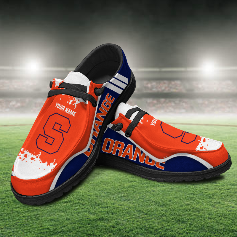 Syracuse Orange Lace Up Loafers Shoes 2026