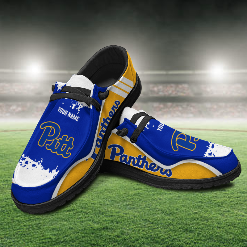 Pittsburgh Panthers Lace Up Loafers Shoes 2026