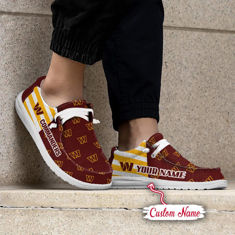 Healalio Washington Commanders Lace Up Loafers 2026