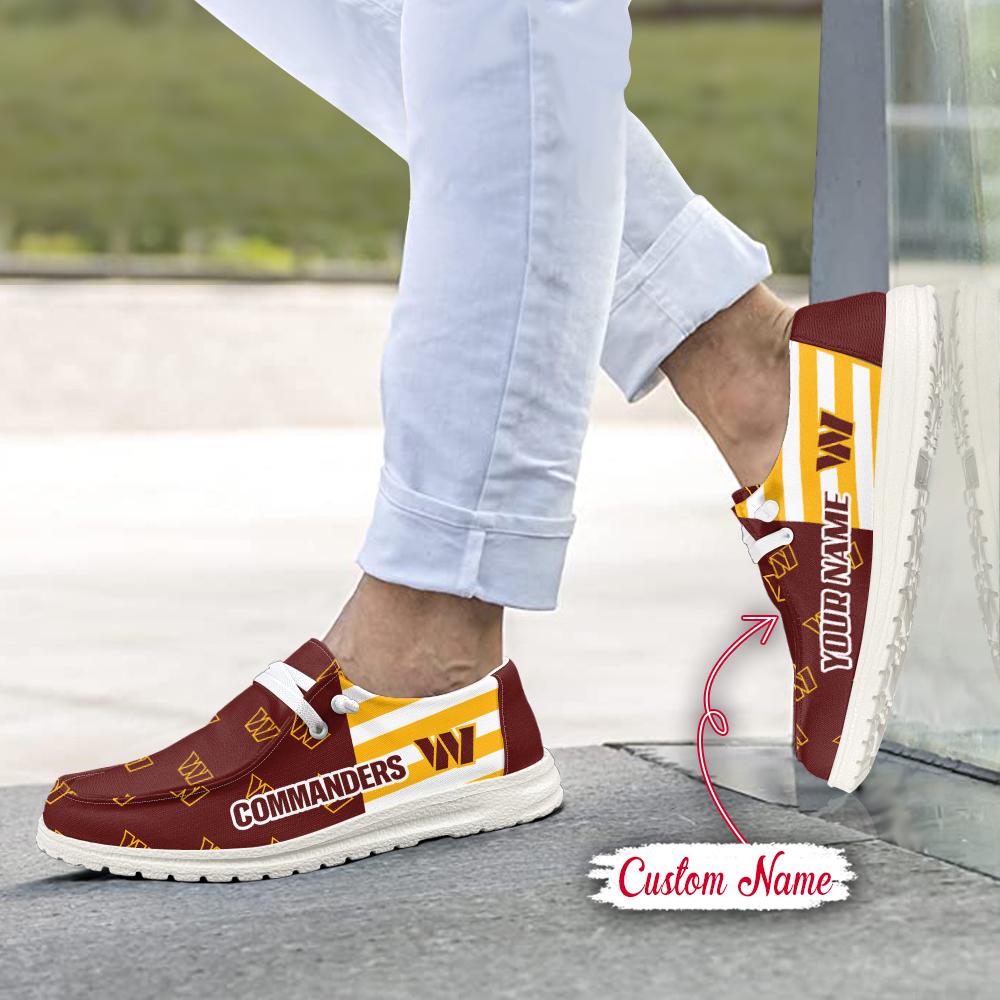 Healalio Washington Commanders Lace Up Loafers 2026