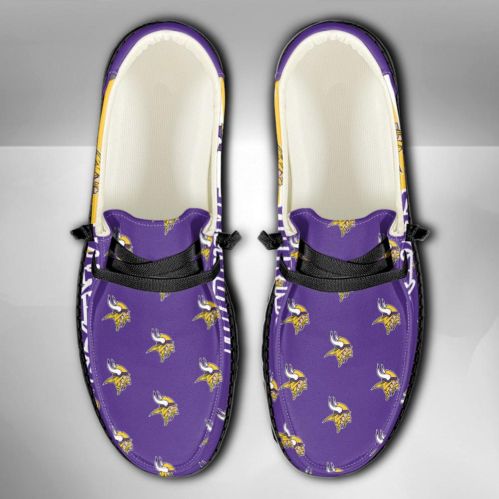 Healalio Minnesota Vikings Lace Up Loafers 2026