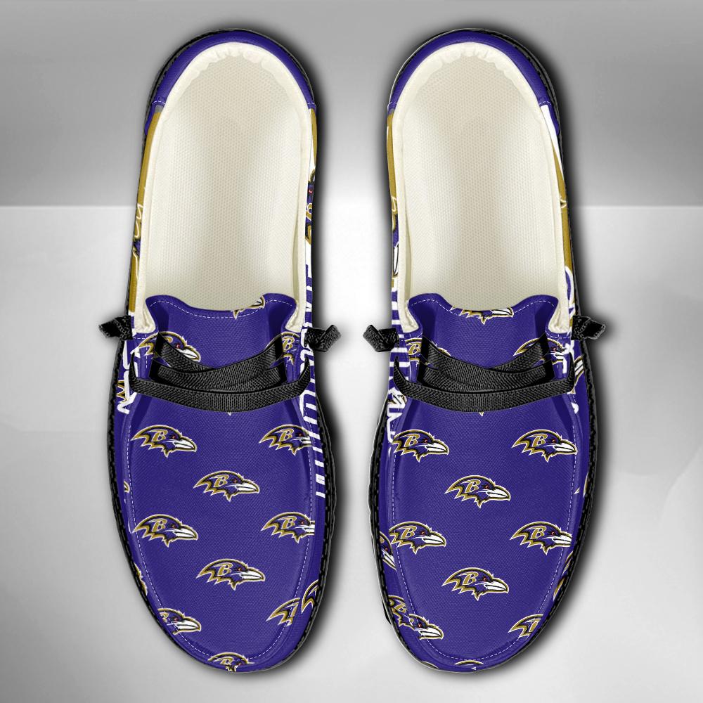 Healalio Baltimore Ravens Lace Up Loafers 2026