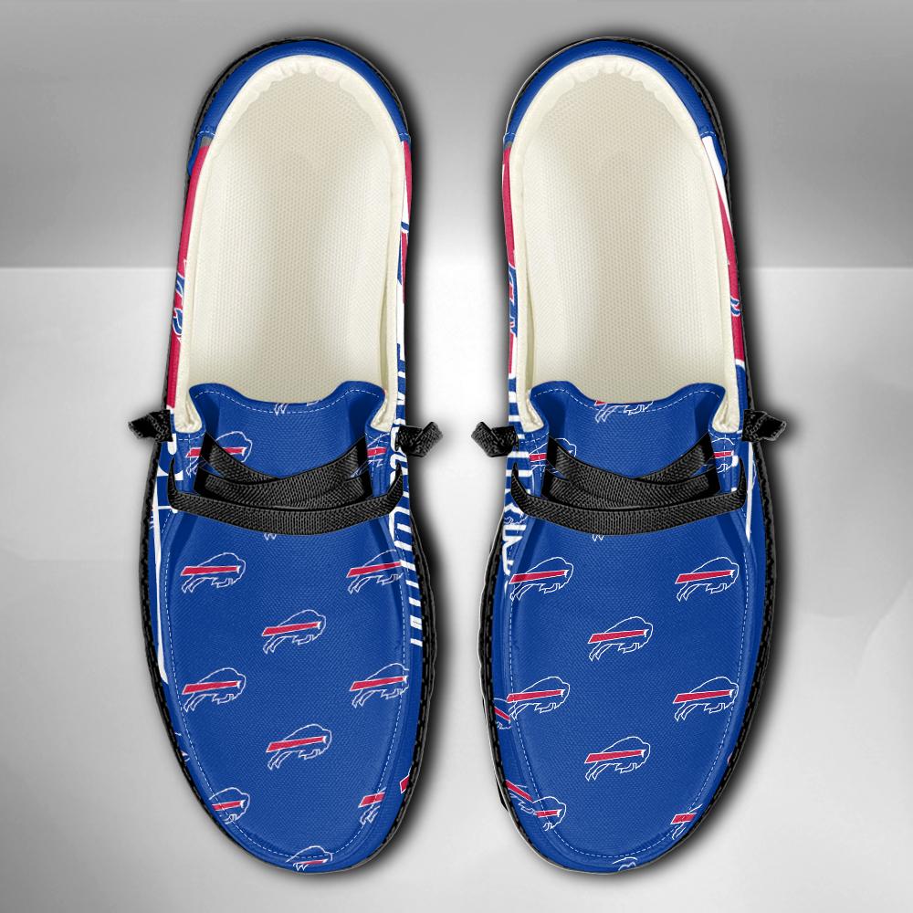 Healalio Buffalo Bills Lace Up Loafers 2026