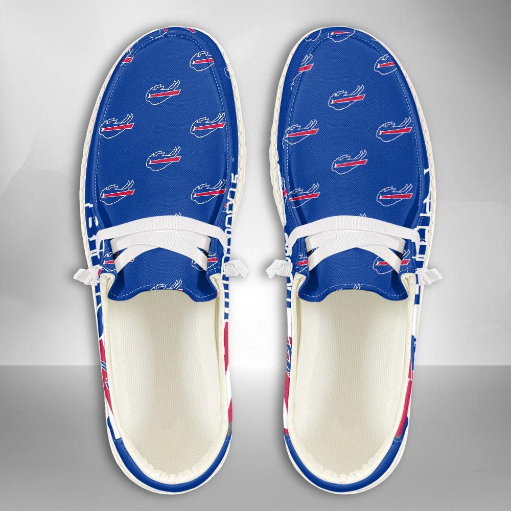 Healalio Buffalo Bills Lace Up Loafers 2026
