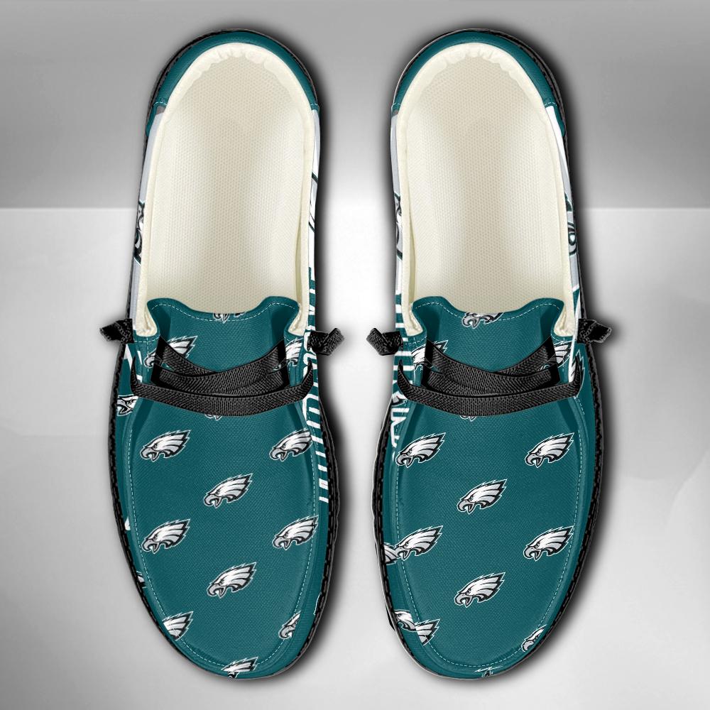 Healalio Philadelphia Eagles Lace Up Loafers 2026