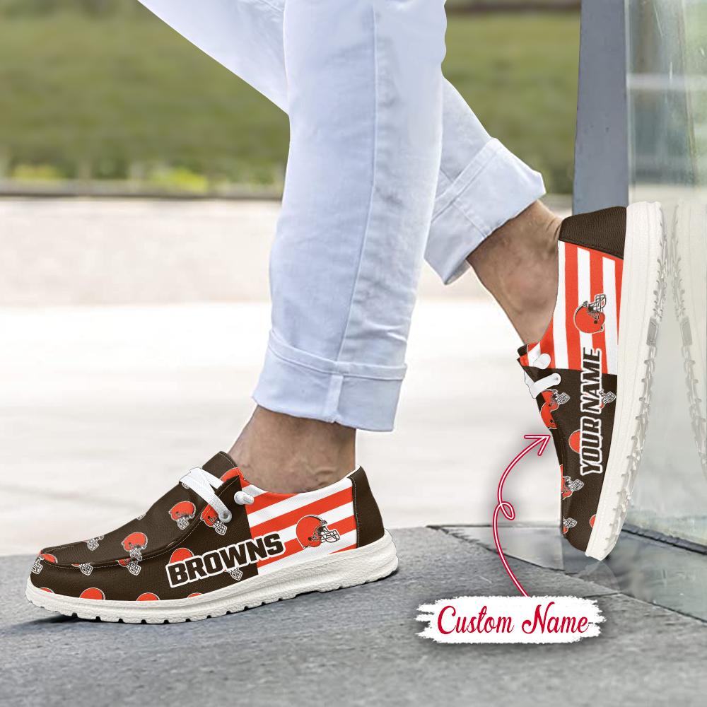 Healalio Cleveland Browns Lace Up Loafers 2026
