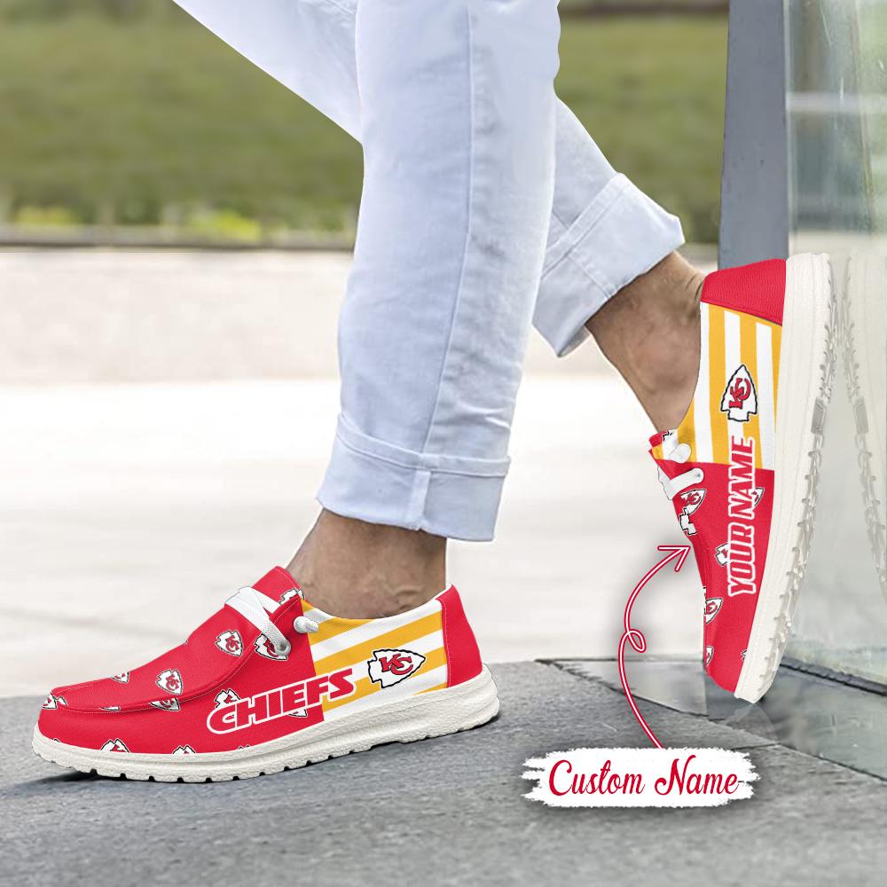 Healalio Kansas City Chiefs Lace Up Loafers 2026