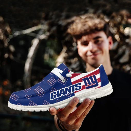 Healalio New York Giants Lace Up Loafers 2026