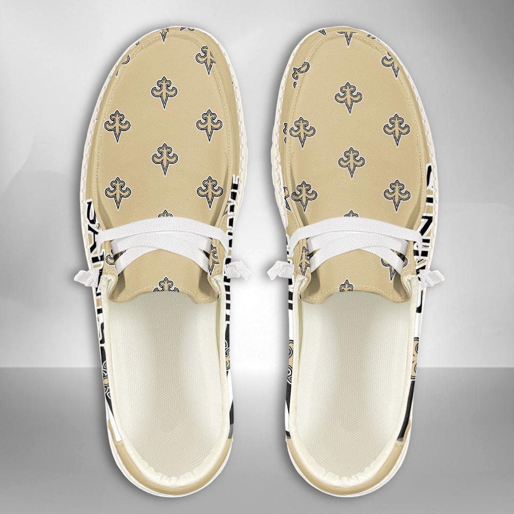 Healalio New Orleans Saints Lace Up Loafers 2026