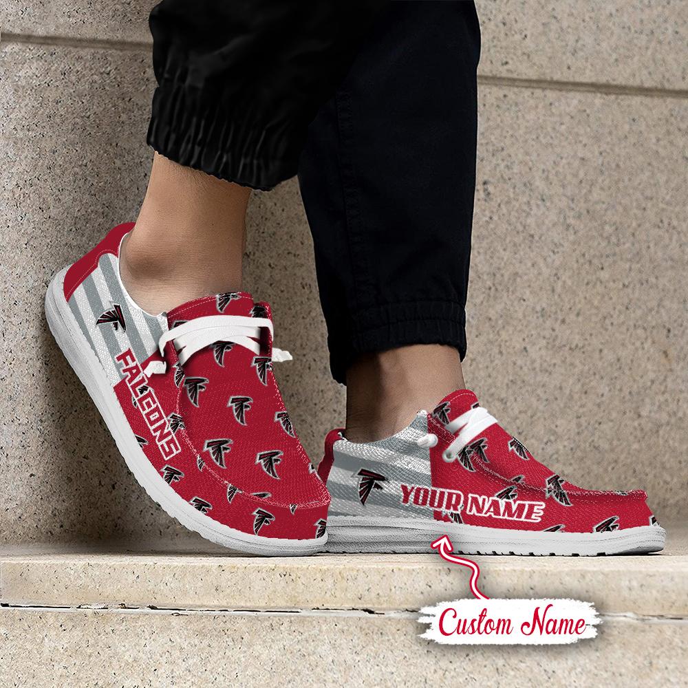 Healalio Atlanta Falcons Lace Up Loafers 2026