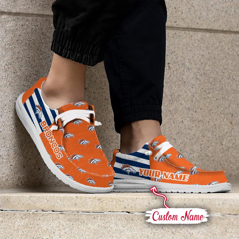Healalio Denver Broncos Lace Up Loafers 2026