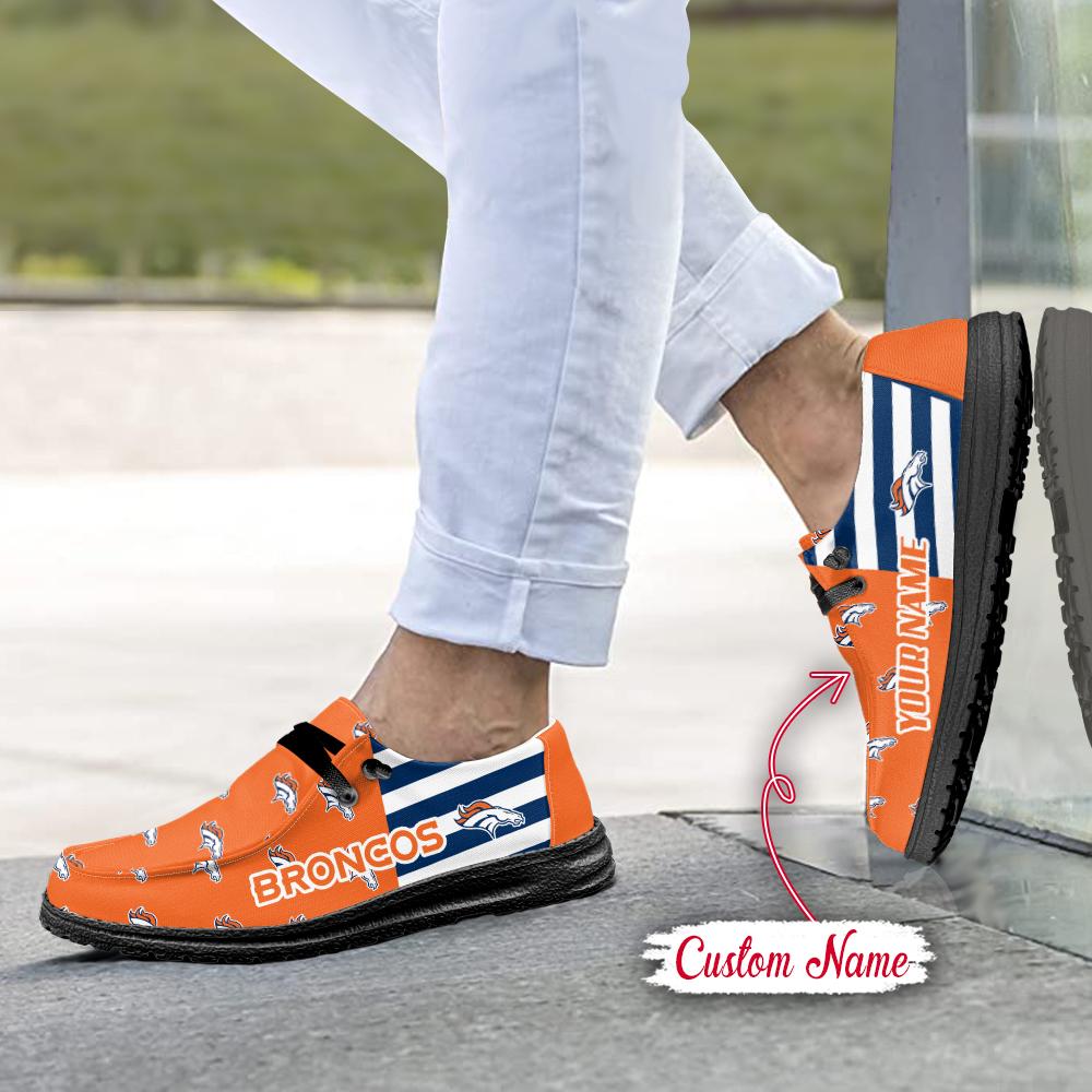 Healalio Denver Broncos Lace Up Loafers 2026