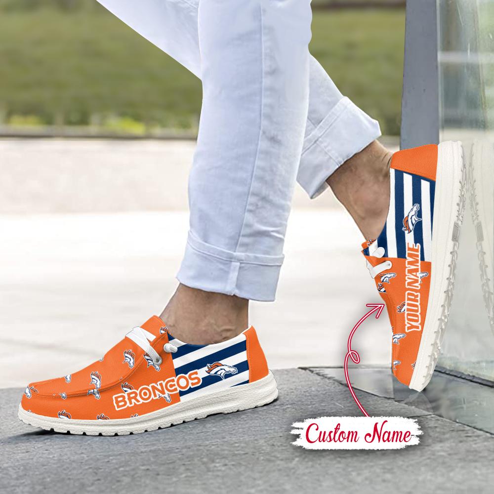 Healalio Denver Broncos Lace Up Loafers 2026