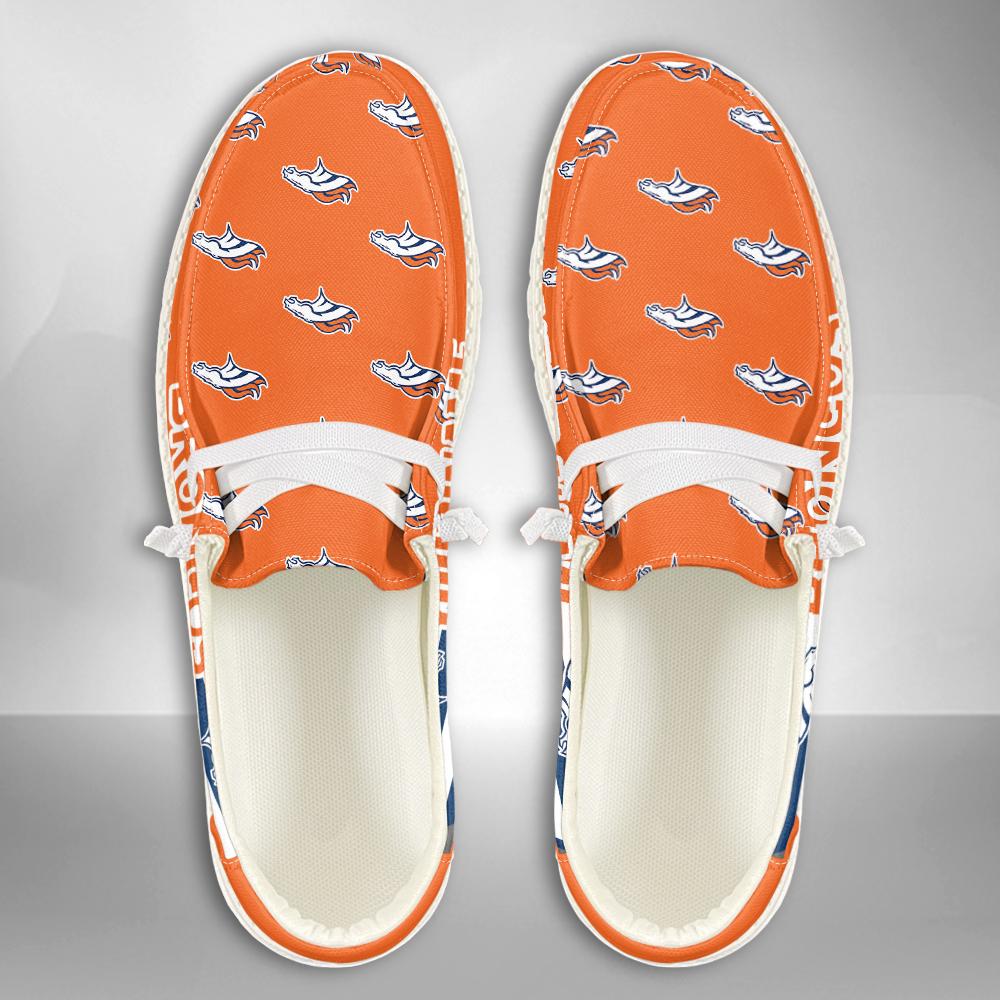 Healalio Denver Broncos Lace Up Loafers 2026