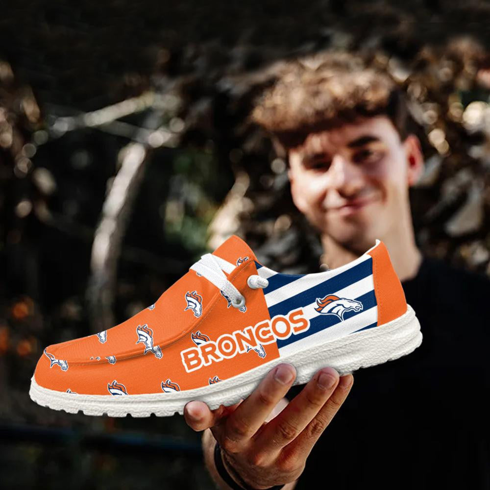 Healalio Denver Broncos Lace Up Loafers 2026