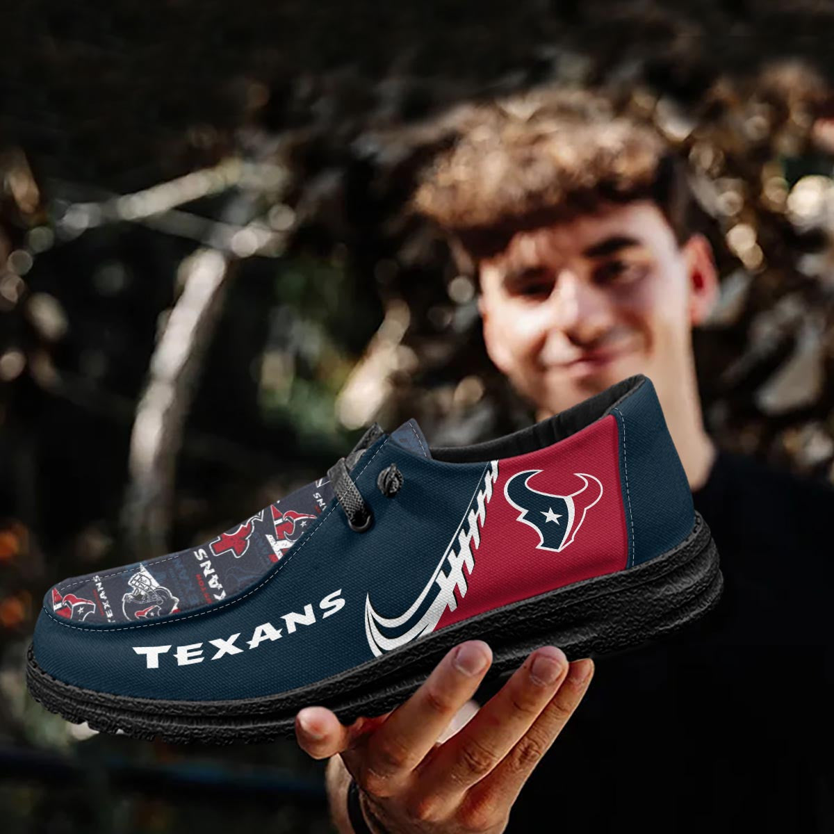 Healalio Houston Texans Lace Up Loafers 2026