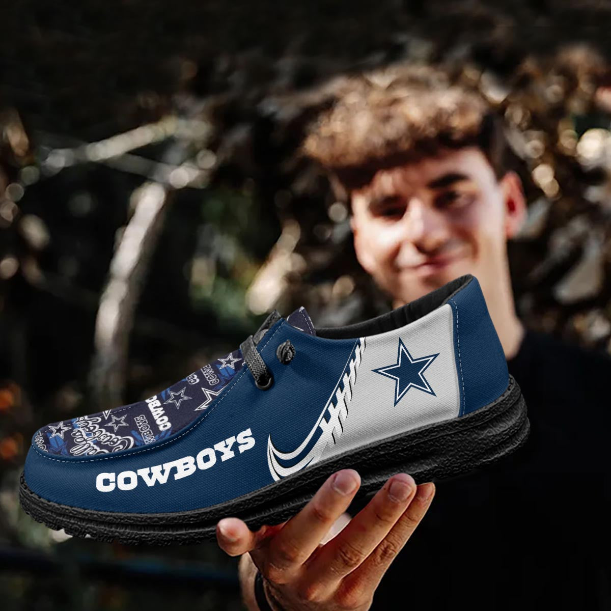 Healalio Dallas Cowboys Lace Up Loafers 2026