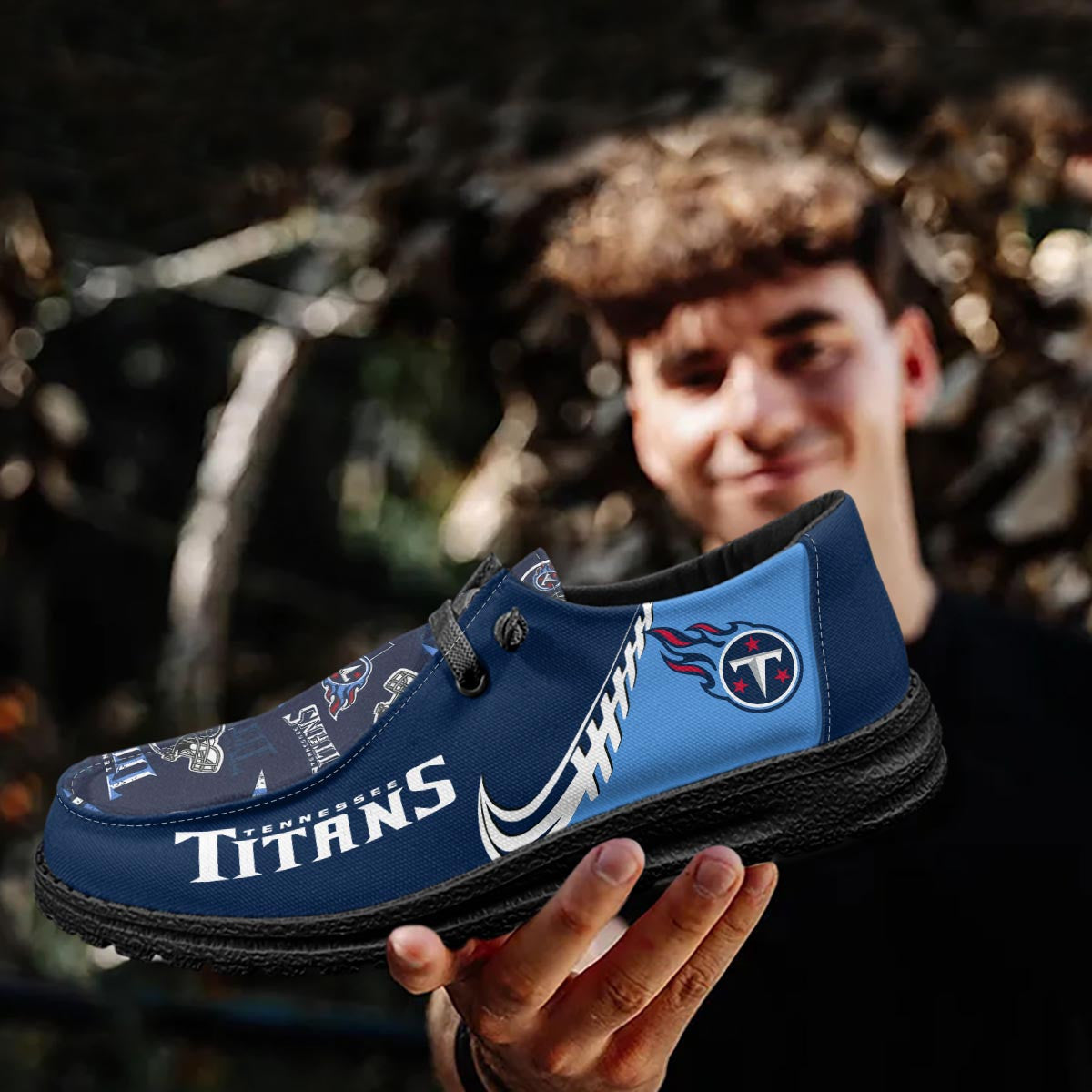 Healalio Tennessee Titans Lace Up Loafers 2026