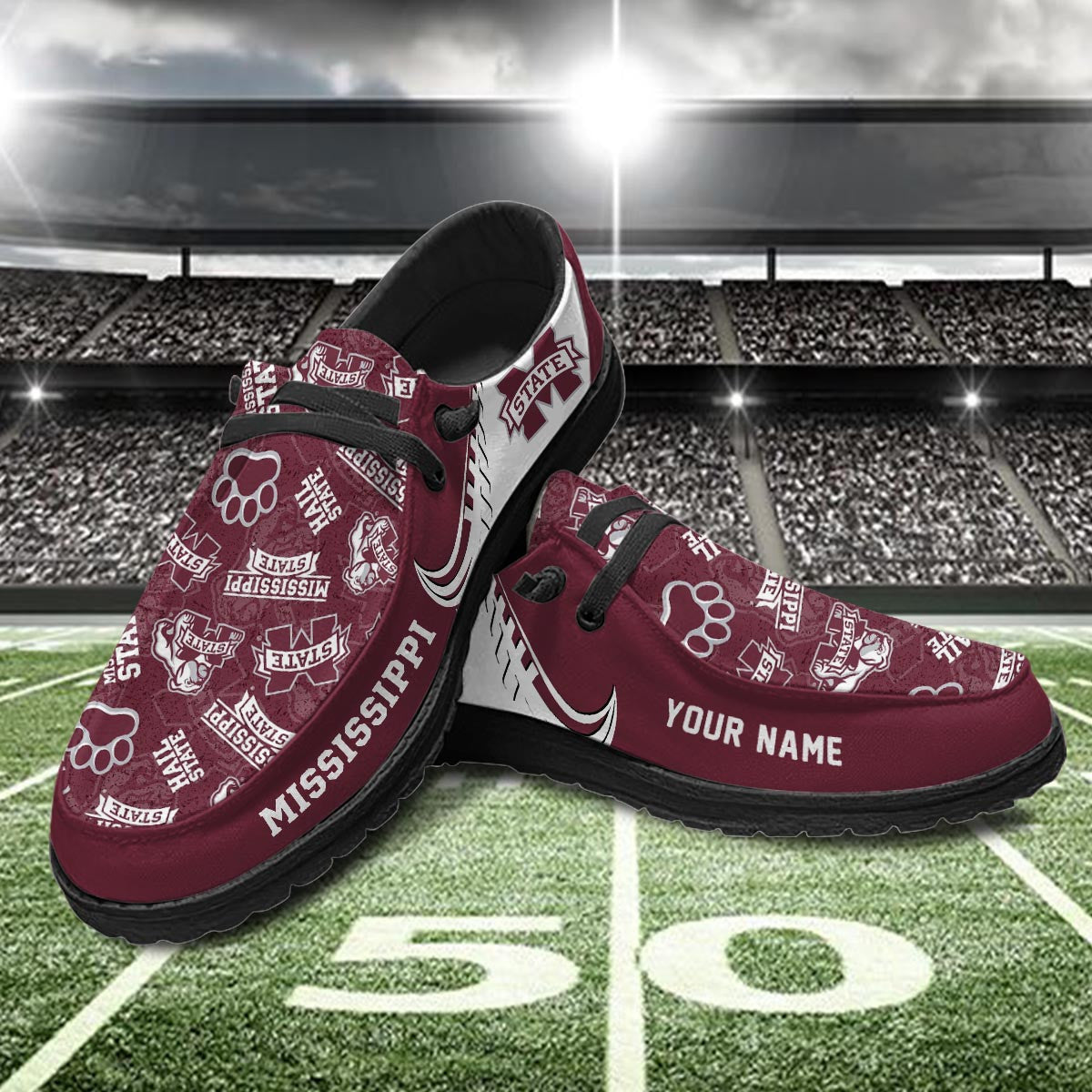 Mississippi State Bulldogs Lace Up Loafers 2026