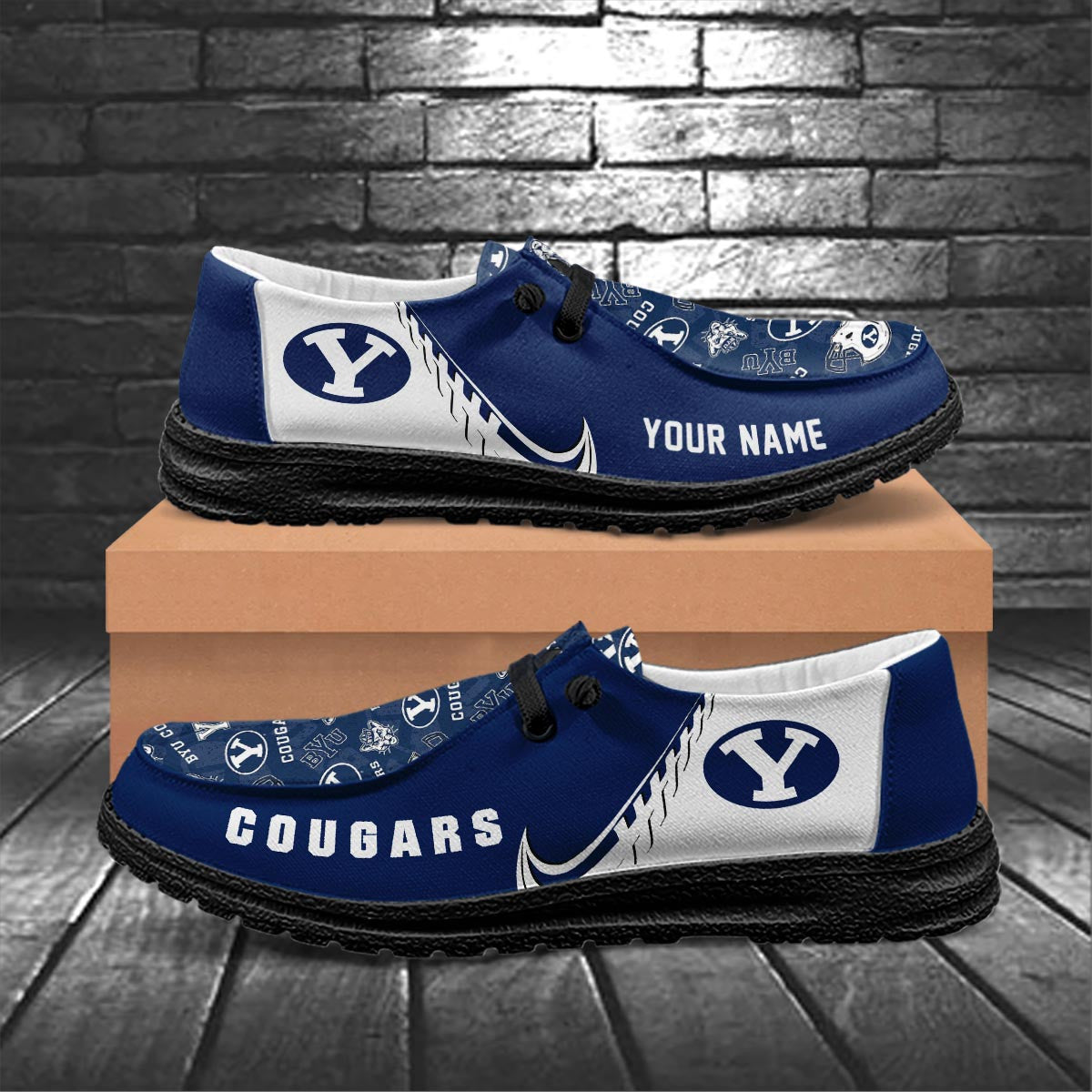 BYU Cougars Lace Up Loafers 2026