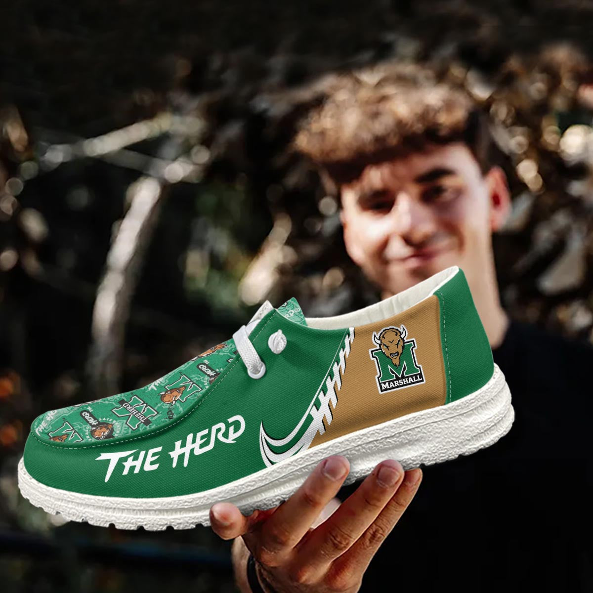 Marshall Thundering Herd Lace Up Loafers 2026