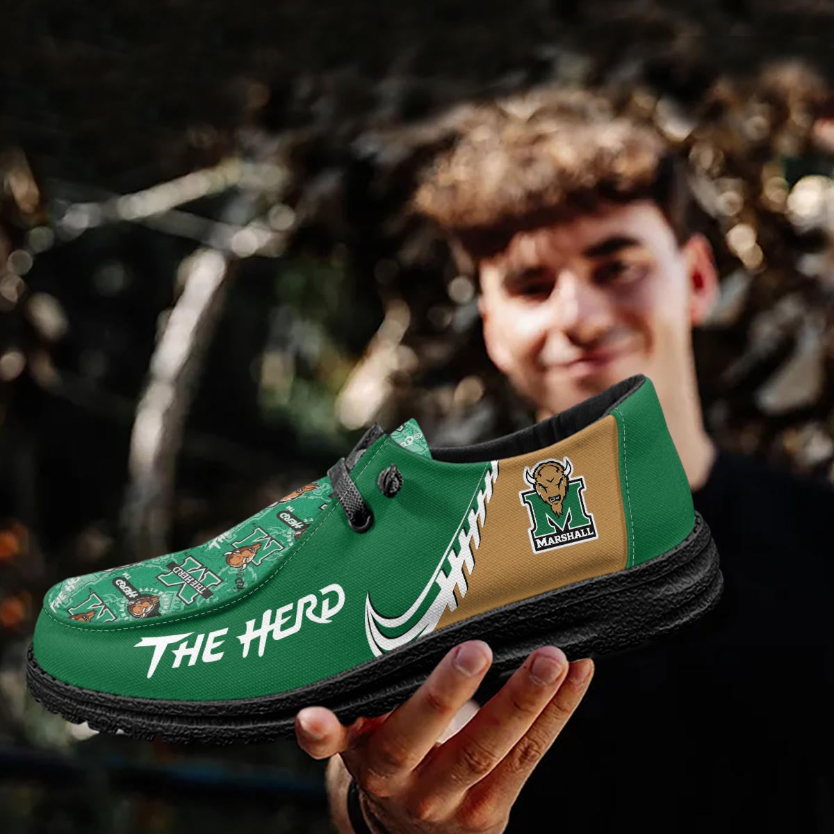 Marshall Thundering Herd Lace Up Loafers 2026