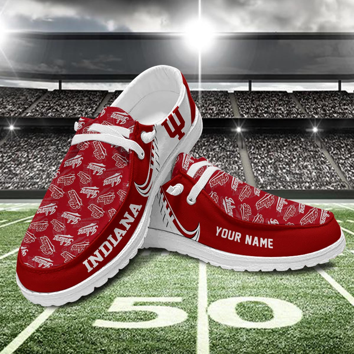 Indiana Hoosiers Lace Up Loafers 2026