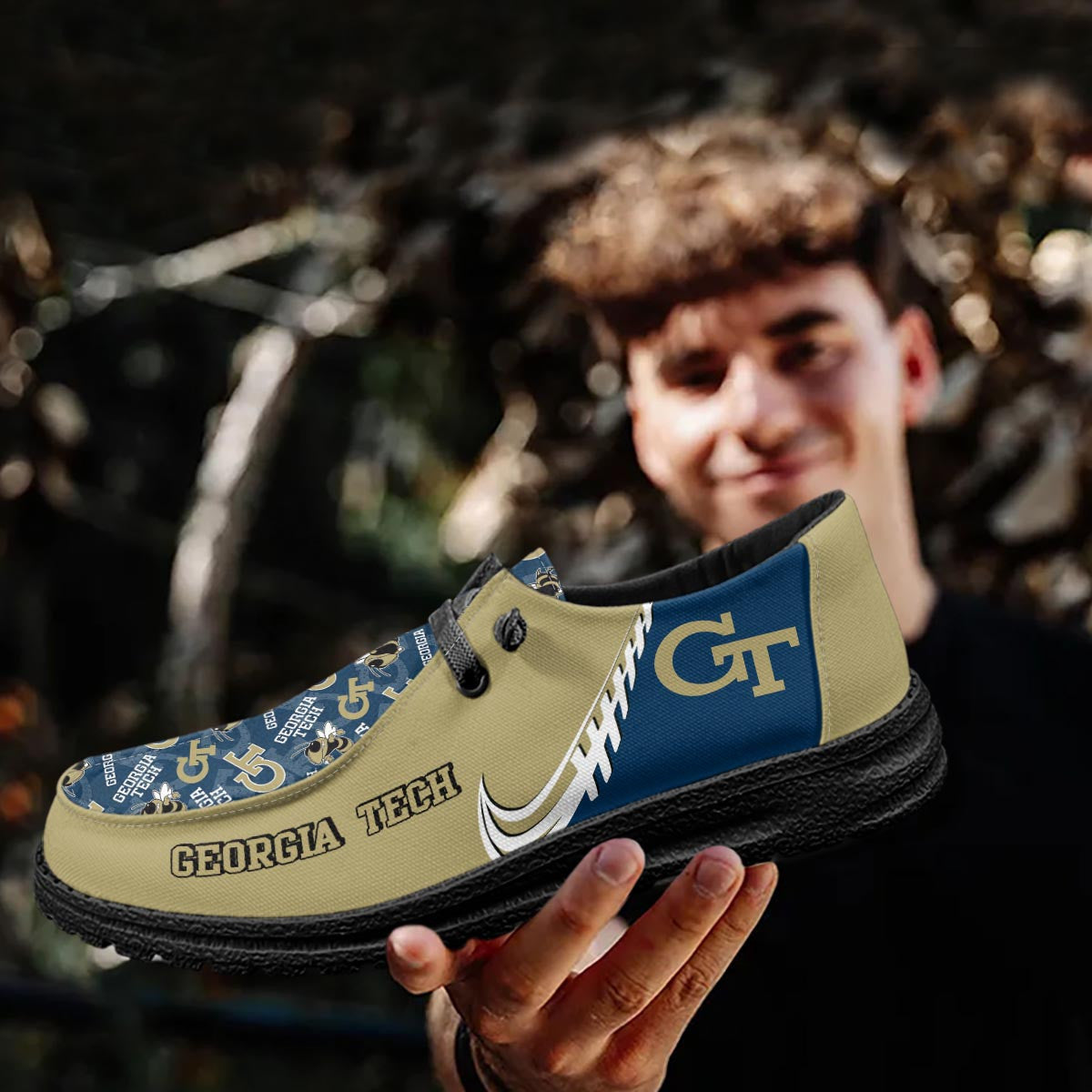 Georgia Tech Yellow Jackets Lace Up Loafers 2026