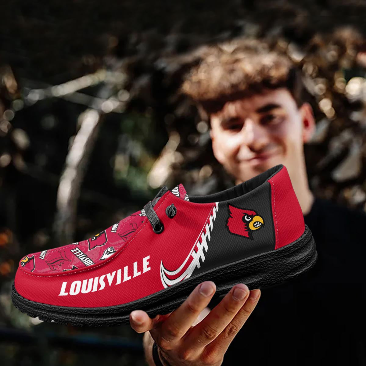 Louisville Cardinals Lace Up Loafers 2026