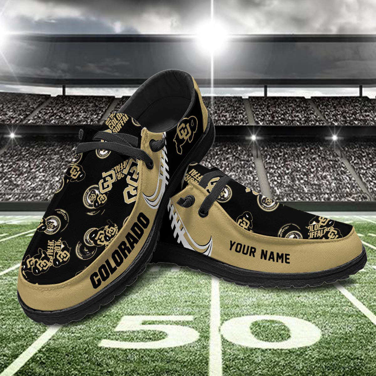 Colorado Buffaloes Lace Up Loafers 2026