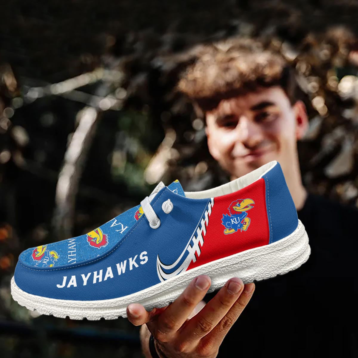 Kansas Jayhawks Lace Up Loafers 2026