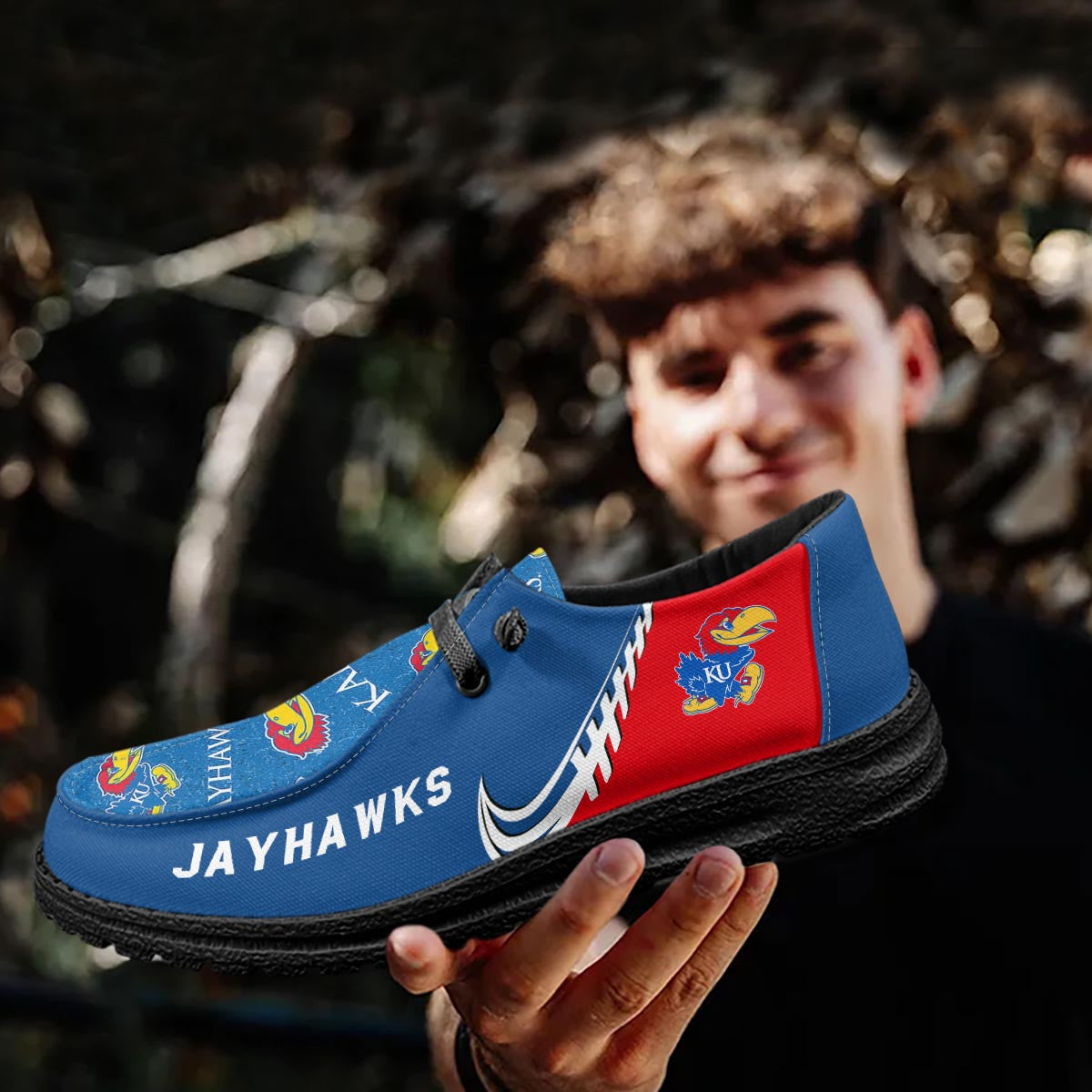 Kansas Jayhawks Lace Up Loafers 2026