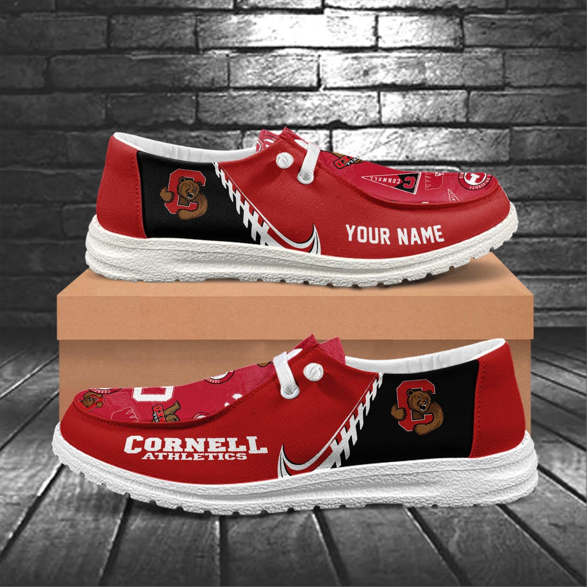 Cornell Big Red Lace Up Loafers 2026