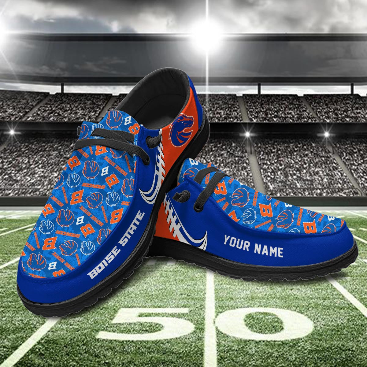 Boise State Broncos Lace Up Loafers 2026