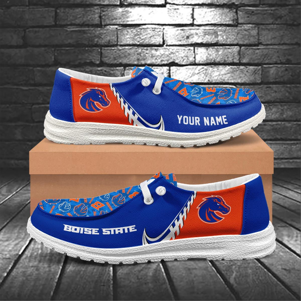 Boise State Broncos Lace Up Loafers 2026