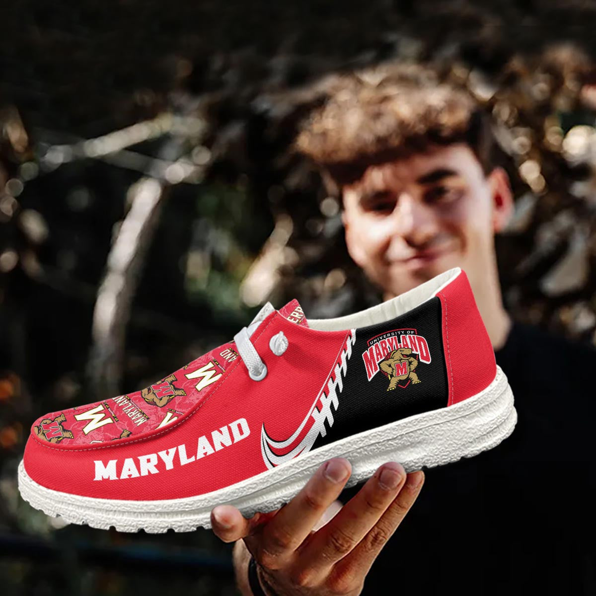 Maryland Terrapins Lace Up Loafers 2026