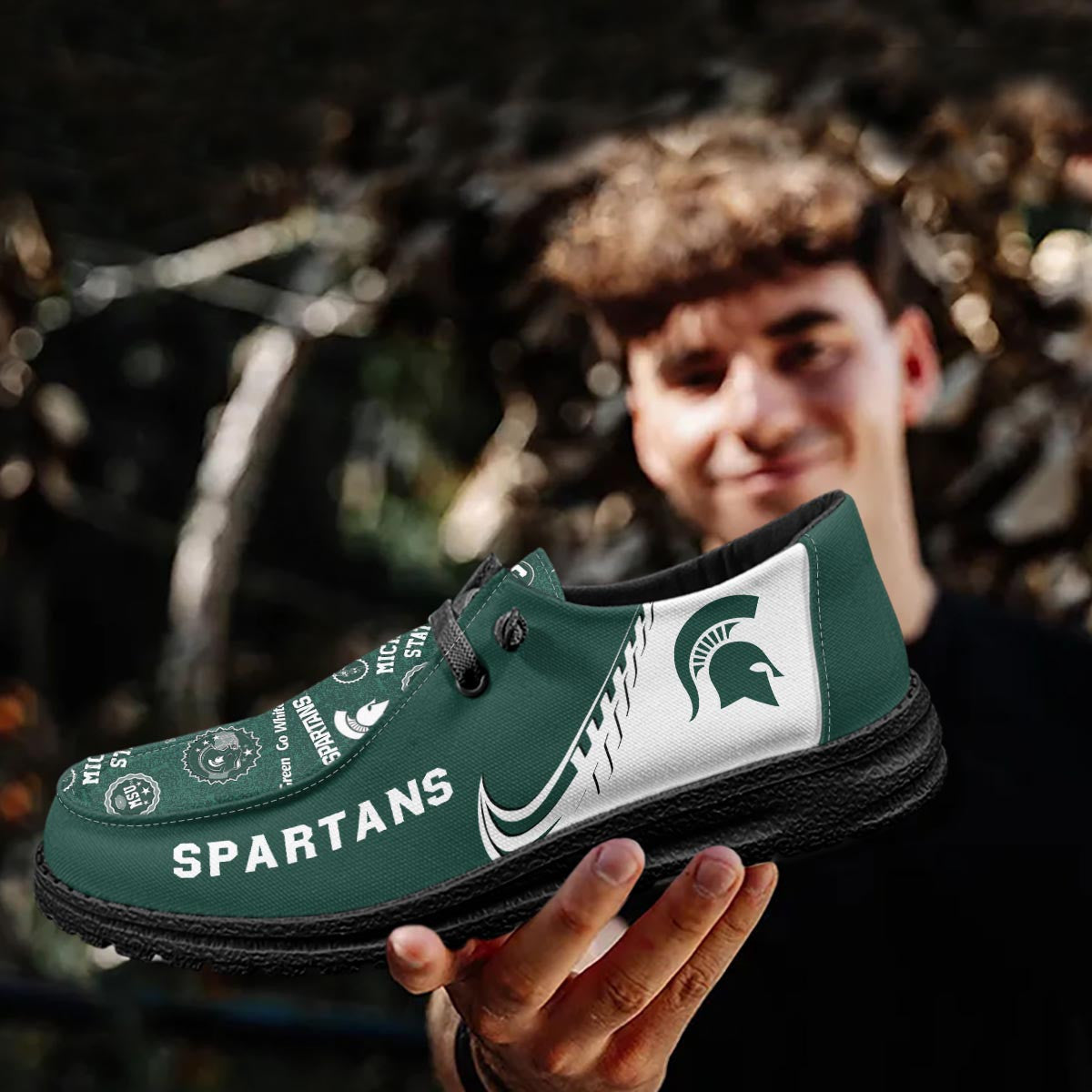 Michigan State Spartans Lace Up Loafers 2026