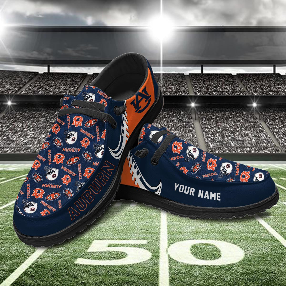 Auburn Tigers Lace Up Loafers 2026