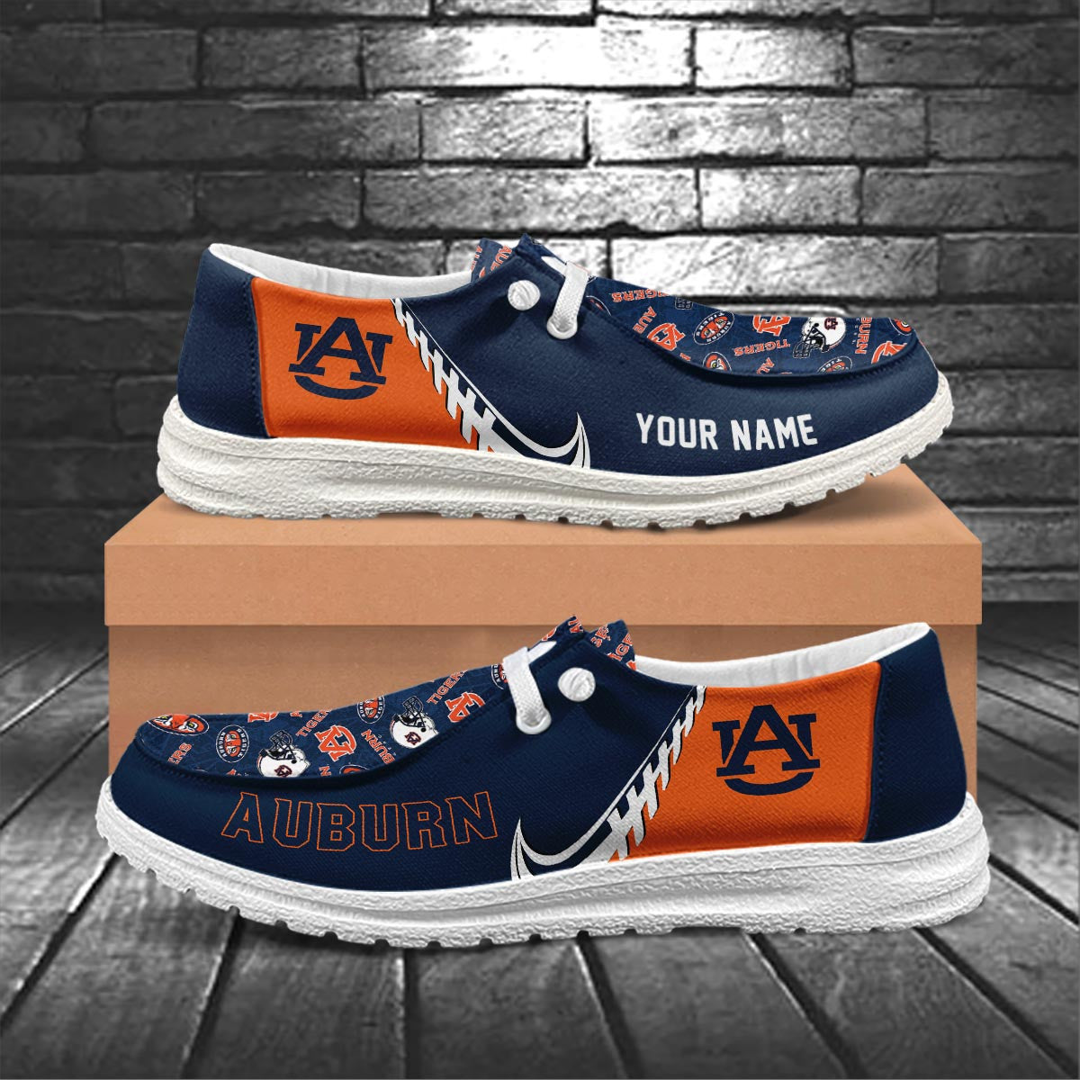 Auburn Tigers Lace Up Loafers 2026