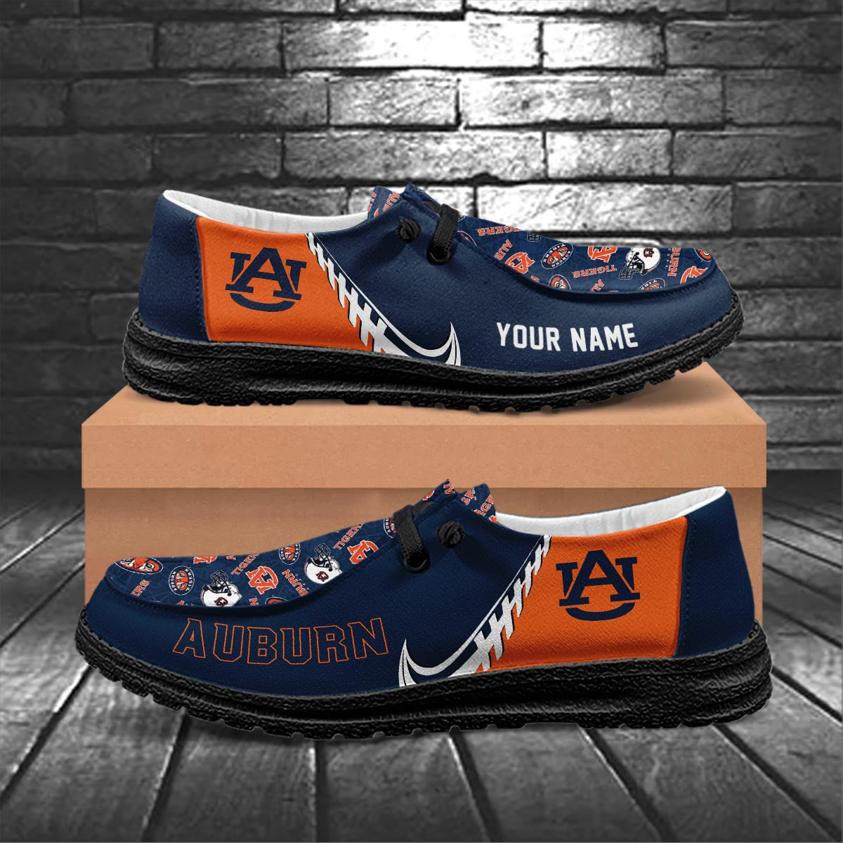 Auburn Tigers Lace Up Loafers 2026